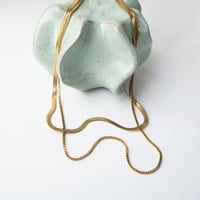 Image 2 of *NEW* Gold Layered Chain Necklace – 18K Gold Plated & Tarnish-Proof Double Chain