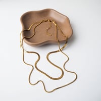 Image 3 of *NEW* Gold Layered Chain Necklace – 18K Gold Plated & Tarnish-Proof Double Chain