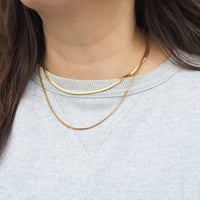 Image 1 of *NEW* Gold Layered Chain Necklace – 18K Gold Plated & Tarnish-Proof Double Chain