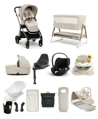Image 1 of Vardo Pushchair Ultimate Newborn Bundle with Cybex Cloud T (14 Pieces) - Shell