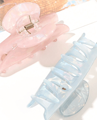 Image 2 of Pearl Marble Hair Claw (cutie set)