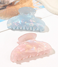 Image 3 of Pearl Marble Hair Claw (cutie set)