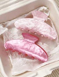 Image 2 of Pearl Marble Hair Claw (lovely set)