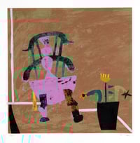 Image 1 of Florence B Hutchings - 'A Seat For Spring' (Pink and Green 1/1)