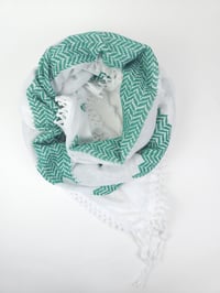 Image 1 of Freedom Green Keffiyeh (Made in Jordan) 