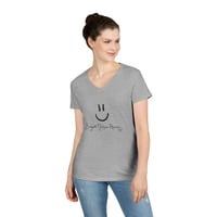 Image 9 of Smiley V-Neck T-shirt