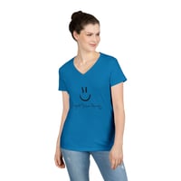 Image 7 of Smiley V-Neck T-shirt