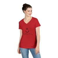 Image 11 of Smiley V-Neck T-shirt