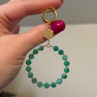 Aqua Hoop Dangles (sizes 4g-2")