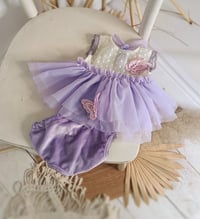 Image 1 of Newborn girl set for photoshoot | April | lilac