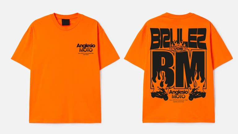 "BRÛLEZ-VOS-BM" orange PRÉCOMMANDE 