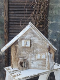   Wooden house  vintage white 