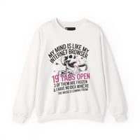 Image 1 of  "My Mind Is Like My Internet Browser, crewneck sweatshirt 