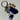 Lucky Rabbit Bag Charm: Blue Velvet