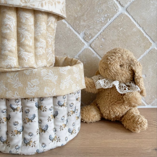 Peluche douce lapin Marin Miel