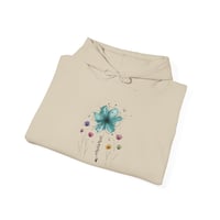 Image 7 of Floral flower Hoodie 