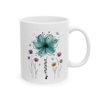 Image 2 of Floral Ceramic Mug (11oz/15oz) — Tea Coffee Cup