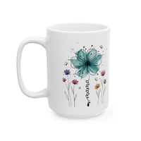 Image 4 of Floral Ceramic Mug (11oz/15oz) — Tea Coffee Cup