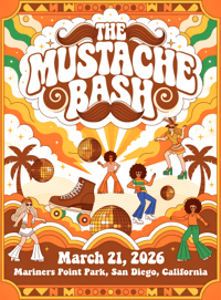 Unofficial Mustache Bash 2026 Poster