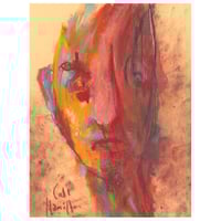 Image 1 of Crescent -  Soft Pastels on Card 