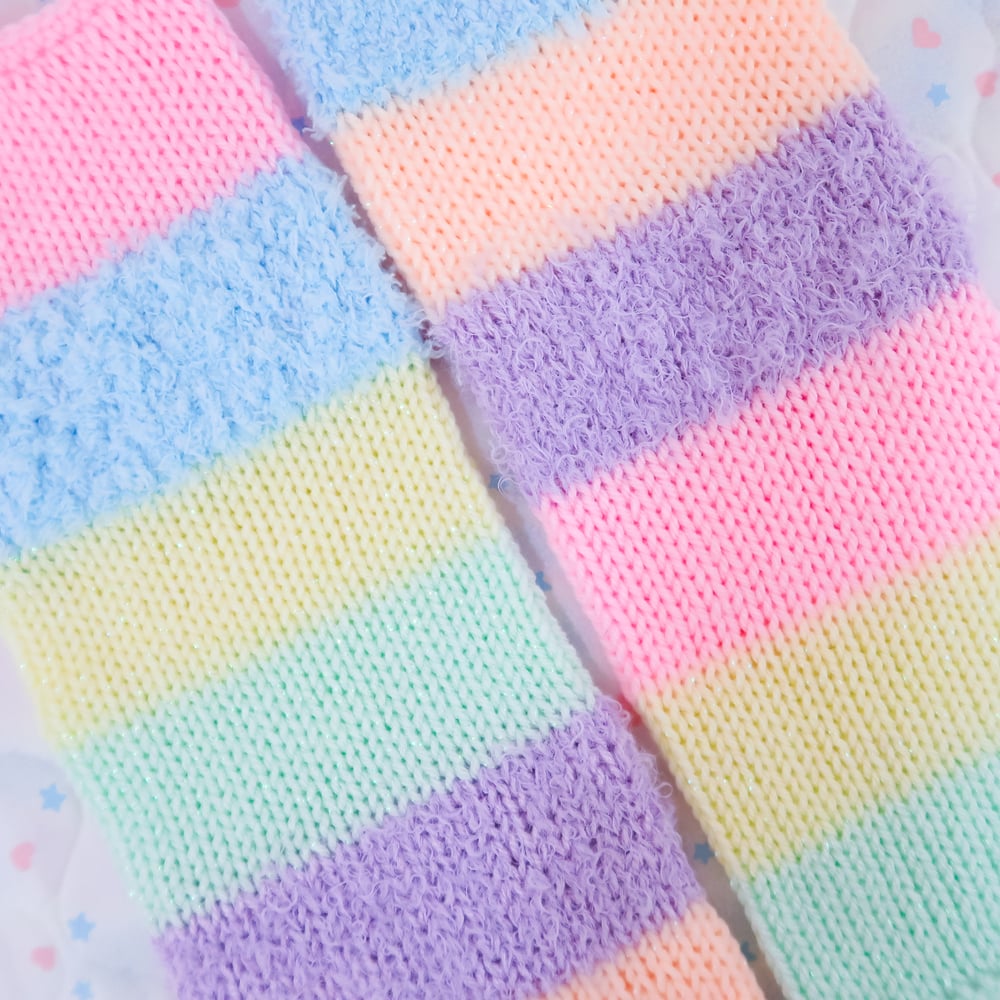 Knit Leg Warmers: 16