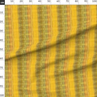 Image 2 of Painted Crosshatch Fabric