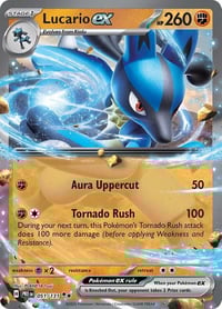 Lucario ex - SV: Prismatic Evolutions - Near Mint
