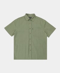 Image 1 of PASS~PORT_WORKERS CHECK SHORT SLEEVE SHIRT :::SAGE:::