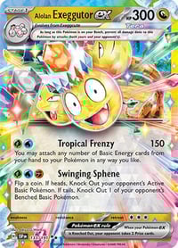 Alolan Exeggutor ex - 133/191 - SV08: Surging Sparks - Near Mint