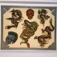 Image 1 of Vintage Pork Chop flash double sided 11x14