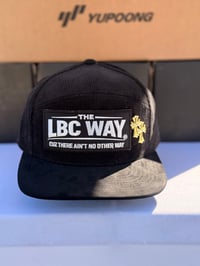 Image 5 of All black corduroy snapback