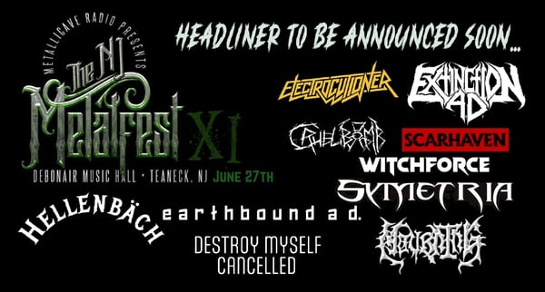Image of The NJ Metalfest 11 Tix