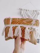 Image of Yellow Tassel Pouch