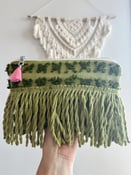 Image of Green Fringe Pouch