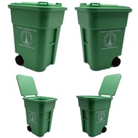 Image 1 of Mini Baltimore City Trash Can