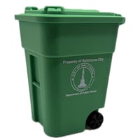 Image 6 of Mini Baltimore City Trash Can