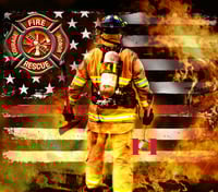 Image 5 of 🔥🚒 Firefighter 3D UV Printed Drinkware Collection