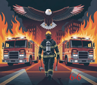 Image 1 of 🔥🚒 Firefighter 3D UV Printed Drinkware Collection