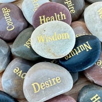 Image 1 of Inspiration Engraved Stones 25PC