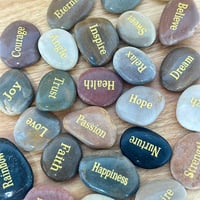 Image 2 of Inspiration Engraved Stones 25PC