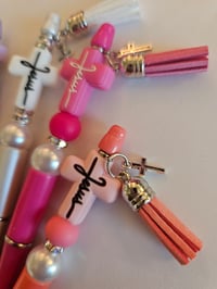 Image 3 of  Jesus Cross Beaded Pens 