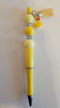 Image 3 of Duckie Beaded Pen 