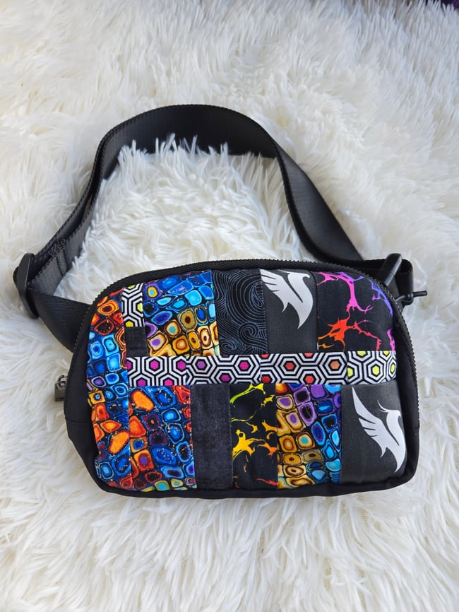 Illenium and Griz fanny pack / backpack and crossbody 