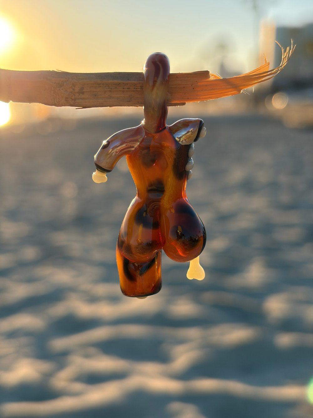 Image of  cat zombie babe     collab with heart glass 