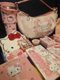 Image 2 of Juicy Couture Pink Bloom Hobo Meets Hello Kitty Bundle 