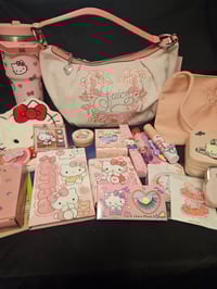 Image 3 of Juicy Couture Pink Bloom Hobo Meets Hello Kitty Bundle 