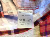 Image 7 of South 2 West 8 by Nepenthes multipocket plaid shirt, size S (fits M)