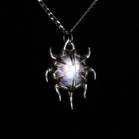 Image 2 of Purple Snake Flame Charm