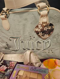 Image 1 of Angelas Juicy Couture In the Sky Bowler Makeup Bundle 