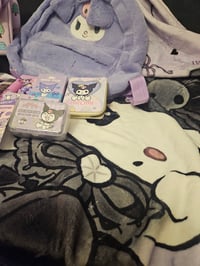 Image 3 of Kuromi Fluffy Bookbag Bundle 